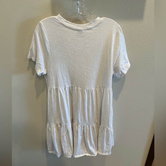 Cute Layered White Dress - Picture 3 of 4